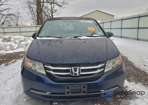 2014 Honda Odyssey Exl z USA, uszkodzony, nr VIN 5FNRL5H65EB061440